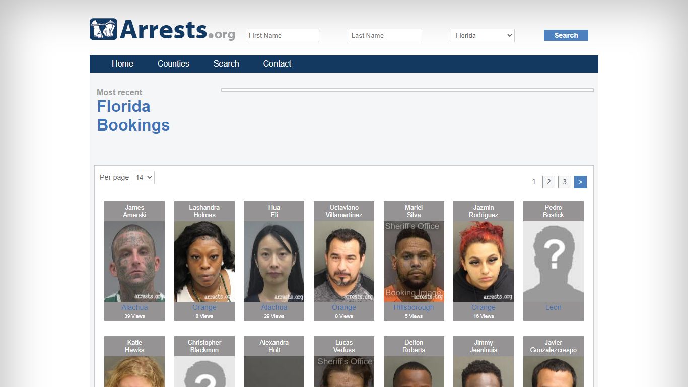 Florida Arrests and Inmate Search